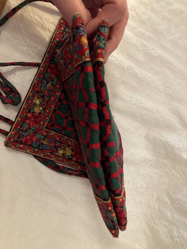 Rare Retired Vera Bradley Indiana Holiday ‘95 Elite Crossbody Purse - Picture 10 of 10