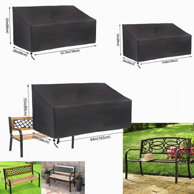 2 4 Waterproof Seater Bench Cover Furniture Outdoor Garden Cube Seat Covers 2 4 Waterproof Seater Bench Cover, Outdoor Park Bench Covers