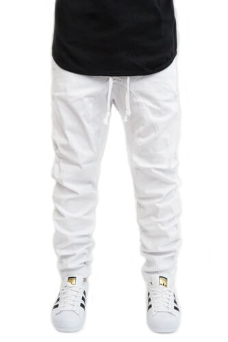 MEN'S TWILL DROP CROTCH JOGGER PANTS SIZE S-5XL VICTORIOUS *18 COLORS BIKER - Picture 8 of 58
