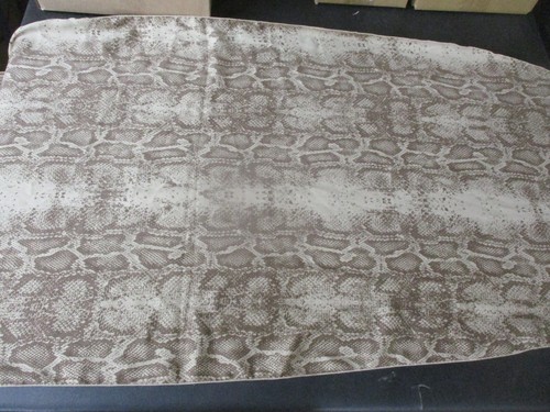 2 Scarves, Collection Eighteen Neck Scarf Snake Skin Pattern, Black with Flowers - Picture 7 of 11