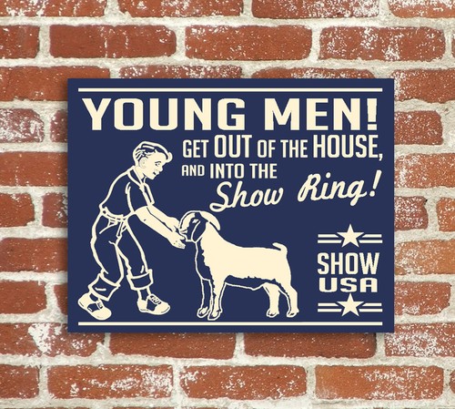 4-H or FFA Boys Boer Goat Wood Sign - Picture 8 of 8