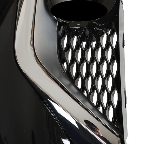 Kit de parrilla de parachoques delantero para Nissan Máxima 2016-2017 cromado y negro - Imagen 7 de 8