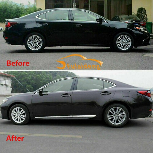 For LEXUS ES200/250/300h/350 2013-2018 3D Chrome Door Body Side Strip Trim Guard - Picture 4 of 8