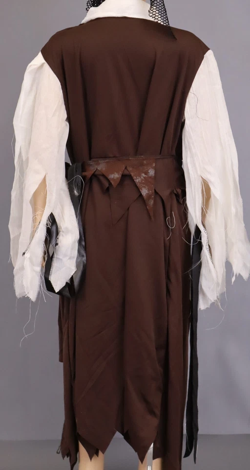 Niñas Caribeña Princesa Bucanero Escalawag Pirata Capitán Disfraz Talla L Vestido Foto 2 de 4