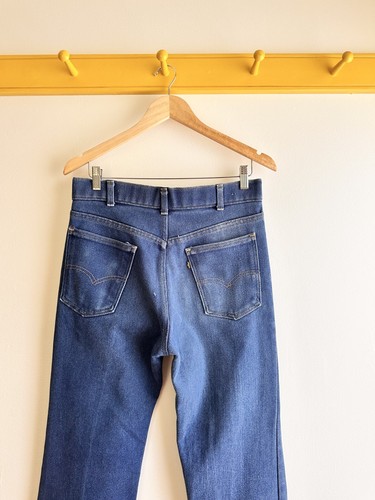 Vintage 70s 80s Levi's levis jeans rare blue tab USA made Skosh More Comfort 32" - Picture 4 of 8