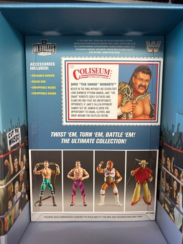 WWE Ultimate Edition Coliseum Jake "The Snake" Roberts Rick Rude BAC OPEN - Bild 10 von 10