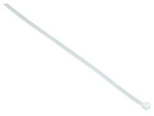 Cable Tie, 100pcs/Bag, White Color - 4in / 6in / 8in / 12in / 14in