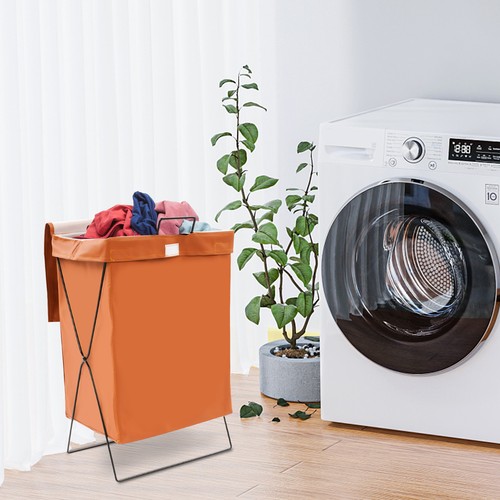 Cesta de lavandería plegable contenedor de almacenamiento plegable cesta de ropa sucia con tapa - Imagen 12 de 13