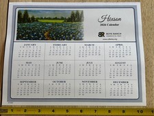 Boys Ranch - 2026 Country Floral Calendar Card - 12 Months - 10.5" L x 8" T