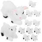 12 Pcs Sheep Decorations Statue Ornament Lamb Mini Animal Figurines