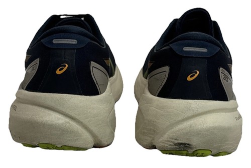 Asics Kayano 30 Hombres 13 Zapatos de Correr de Carretera de Apoyo Azul Amarillo - Imagen 7 de 9