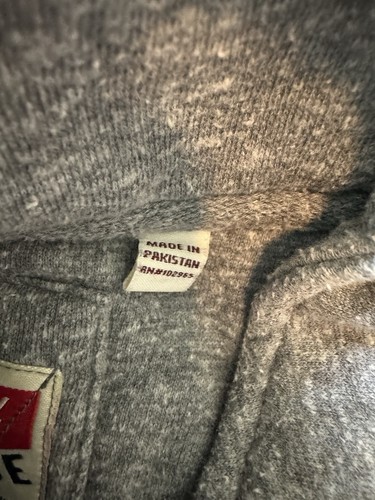 Felpa Pullover Campus Mississippi College League 1/2 Zip (Uomo XL) Grigio - Foto 4 di 8