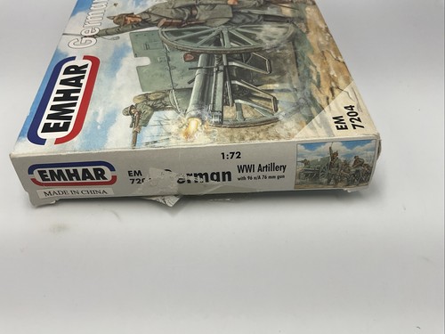 EMHAR 7204 German WWI Artillery 1/72 Scale Model Figures - Please Read - Picture 16 of 16