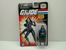 25TH ANNIVERSARY 2008 HASBRO G.I. JOE COBRA BARONESS BLUE SUIT ACTION FIGURE NEW