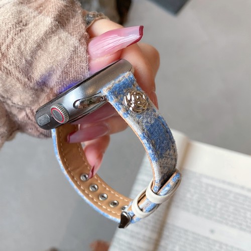 Leather Strap Band For Apple Watch Series 11/10/9/8/7/6/SE3/5/4/ Ultra 2 38-49mm - Picture 19 of 47