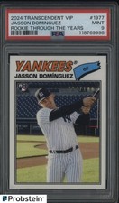 2024 Transcendent Jasson Dominguez RC TT Years 1977 #94/100 PSA 9 Mint