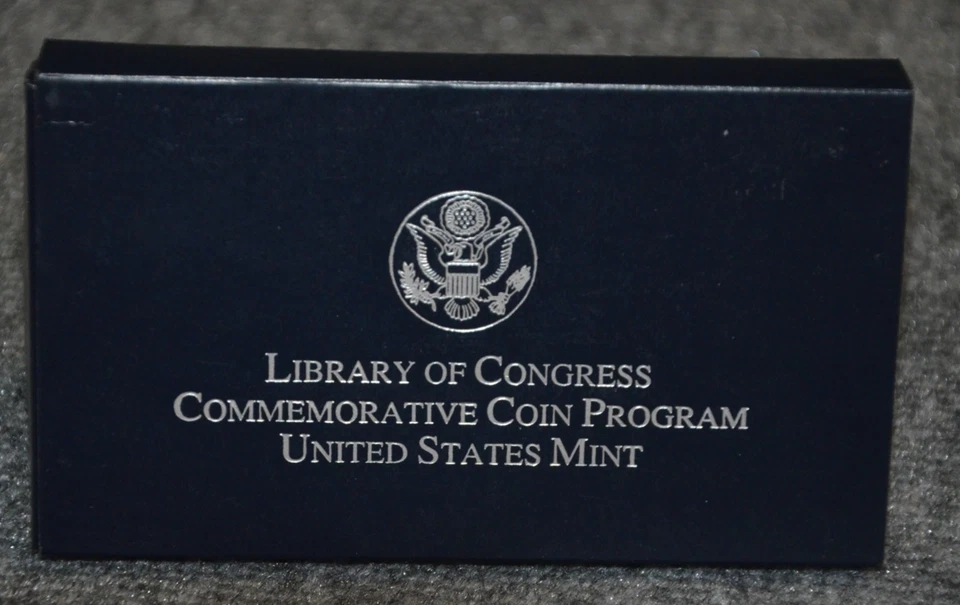 *Empty Box* For 2000-P Library Of Congress Proof Commem. Silver 1$ Capsule & COA - Image 2 of 2