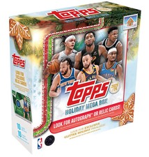2025-26 Topps NBA Basketball Holiday Mega Box In Hand