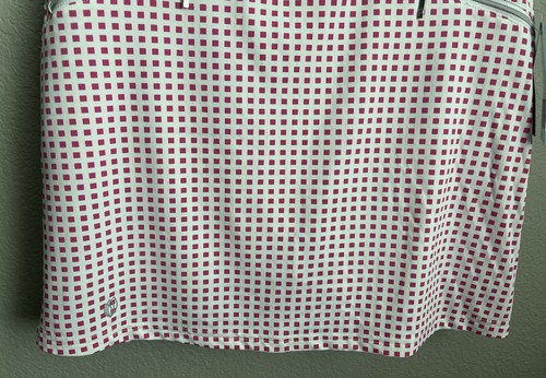 NWT! GG Blue Luxe Sport Women's S Skort Skirt Pickleball Tennis Golf White/Pink - Picture 3 of 11