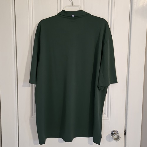 NWT Cutter & Buck Men Golf Polo XXL Virtue Eco Pique Hunter Performance MCK01144 - Picture 2 of 9