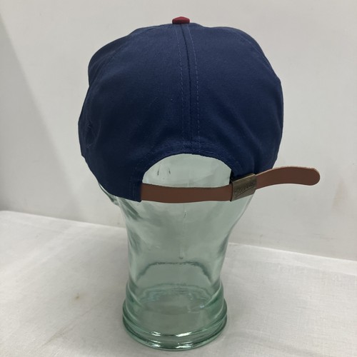 Vintage Rocky Mountain Elk Foundation Hat Cap Adjustable Strapback Blue & Red - Picture 4 of 9