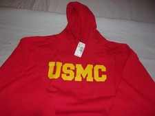 NWT USMC Marine Corps XXL Hooded Hoodie Sweatshirt s 