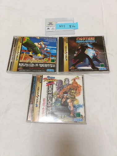 Virtua Fighter 2 & MEGAMiX & Remix Sega Saturn Japan obi reg card CIB lot 3 Set - Picture 9 of 14