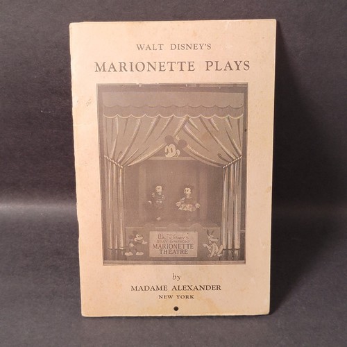 Rare Vintage Walt Disney's Marionette Plays By Madame Alexander Mickey Mouse PA - Picture 2 of 13
