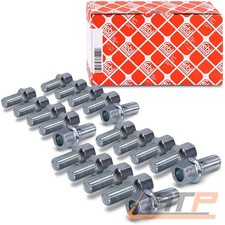 20x FEBI RADSCHRAUBEN KUGELSCHRAUBEN RADBOLZEN M14 x 1,5 x 27 mm KUGELBUND SW17