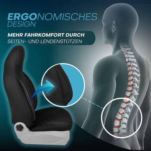 Pilot Wohnmobil Sitzbezüge passend für Harney Coach Works Renegade (Schwarz) - Bild 5 von 11