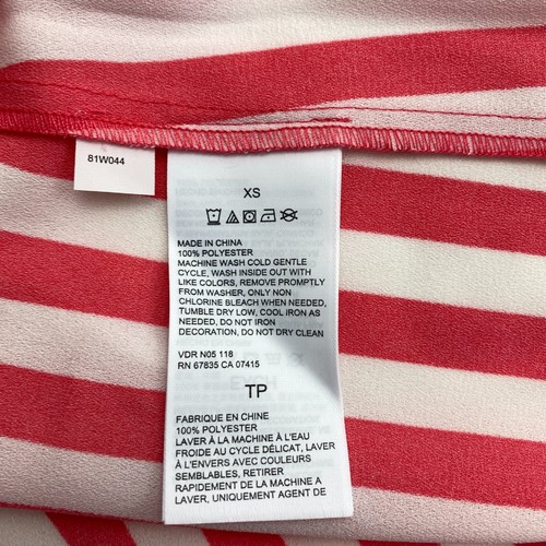 NAUTICA Women Red Striped Crew Neck Sleeveless Top Size XS - Picture 6 of 9