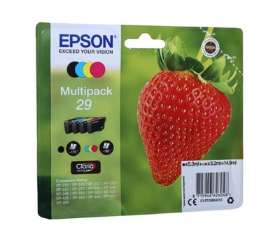 Epson Tintenpatrone 29 Erdbeere original Multipack 4-farbig XP-235 XP-332 
