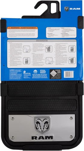 Plasticolor Ram Heavy Duty Rear 12 X 23 Mud Guards, 12" x 23" Black - Picture 3 of 4