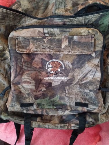 Vintage Mad Dog Gear Camo North American Hunting Club sehr großer Rucksack