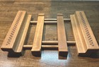 The Pampered Chef Stoneware Trivet #2130 Adjustable Carry Cooling Rack Tray Used