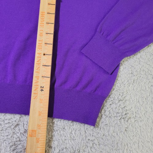 Ralph Lauren Purple Label Fine Cashmere Sweater Mens Large Crewneck Luxury - Picture 3 of 7