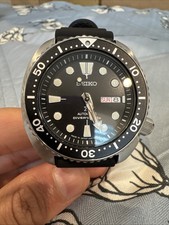 Seiko Prospex Men's Black Watch with Rubber Strap Real - 4R36-04Y0