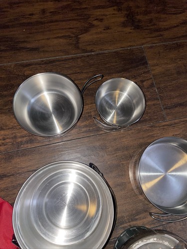 Coleman Peak 1 Trekker Cook Kit Cookware Camping plus bonus items - Picture 4 of 7