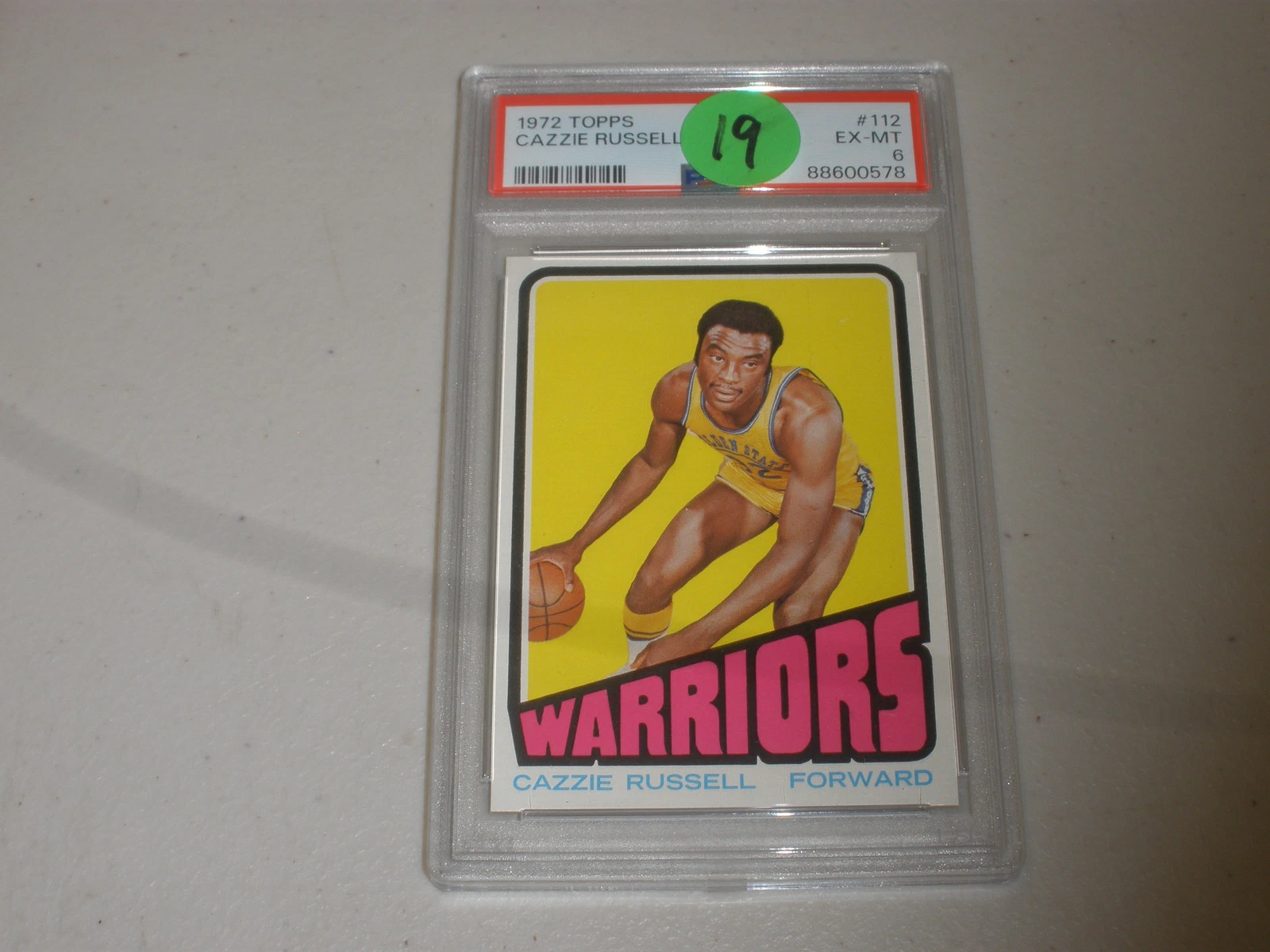 Cazzie Russell trading card