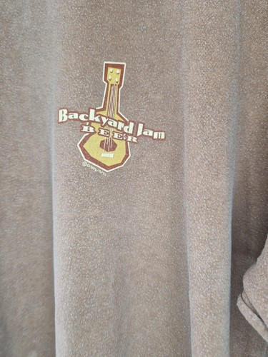 Vintage Crazy Shirts Hawaii T-Shirt XXL Backyard Jam Beer Made in USA - Picture 3 of 8