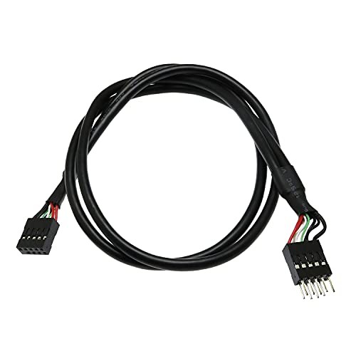 USB Internal Motherboard Header Cable USB 9pin Male to Female Internal - Afbeelding 2 van 6