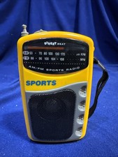 Vintage Street Beat PR-35 Am/fm Personal Sport Radio Tested  Works
