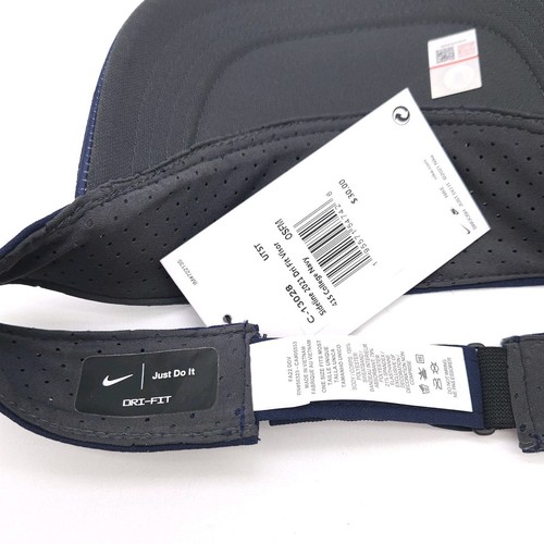 Nike Utah State Aggies Sideline Aerobill Visor Team Issue Cap Blue Dri-Fit NCAA - Picture 7 of 7