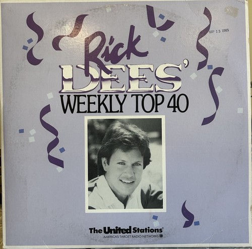 RICK DEES WEEKLY TOP 40 RADIO SHOW 4 x LP SEPTEMBER 13 1985 VG+ With Programming