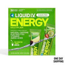 Liquid I.V. Energy Multiplier Sugar-Free Variety Pack, 26 pk.
