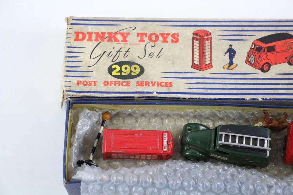 Dinky Toys 299 Gift Set Post Office Services Diecast Tin Bottom Meccano Boxed - Image 2 of 4