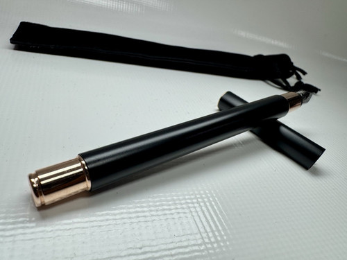 Faber-Castell Design Neo Slim Fountain Pen in Black/Rose Gold Extra Fine NIB - Picture 3 of 7