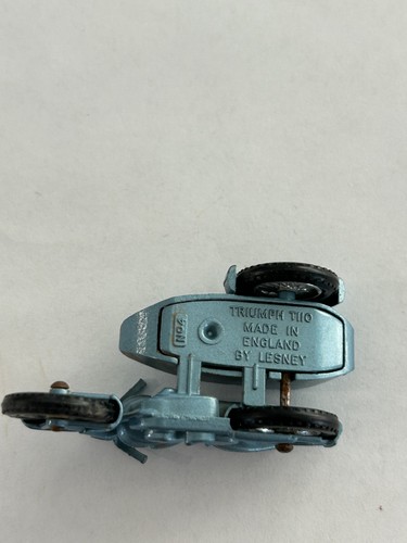 Matchbox Lesney Triumph Motorcycle and Side Car No. 4C Issued 1960 - Picture 2 of 6