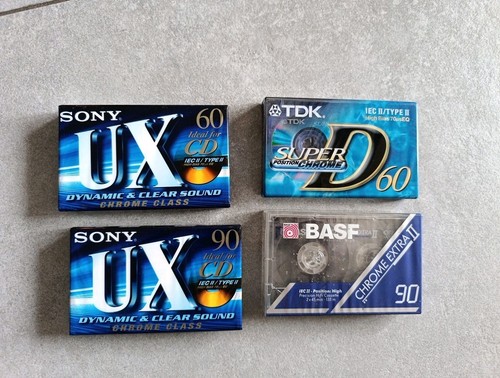 Lot Cassettes Audio K7 Tdk Sony Basf