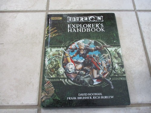 D&D D20 WOTC Eberron Explorer's Handbook